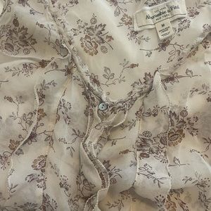 Abercrombie & Fitch Silk Sleeveless Blouse